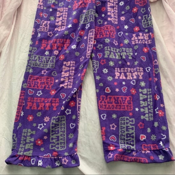 Pink and purple girls pajama pants bundle - Picture 6 of 13